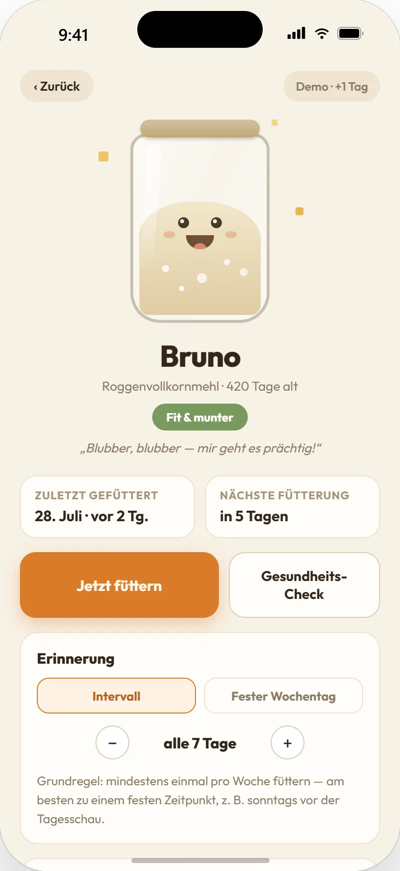 Mein Hermann auf dem iPhone